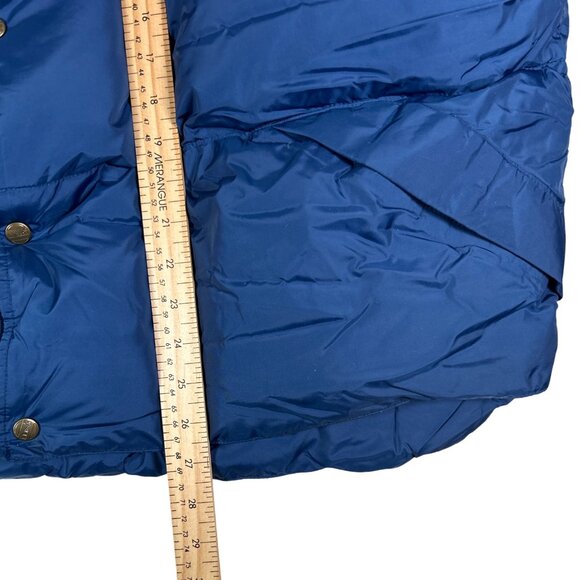 Vintage LL Bean Puffer Vest Men’s Insulated Goose Down Snap Button - Picture 7 of 9